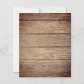 予算4素朴写真ヴィンテージ赤トラックカード (裏面)