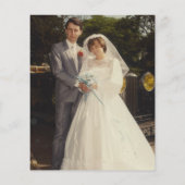 予算40周年記念パーティー写真招待状 (裏面)