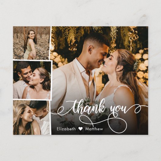 予算4 Photo Collage's Thank 結婚 You Script Fl チラシ (正面)