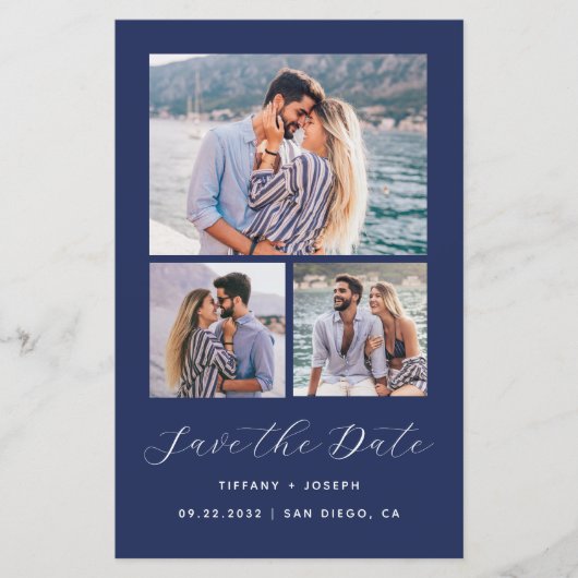 予算4-Photo Navy Blue日付の保存 (正面)