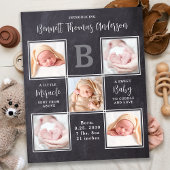 予算5フォトコラージュ新生児誕生ありがとう