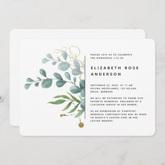 予算5時間365日のお祝いの生活招待状 ノートカード (正面/裏面)