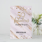 予算50と素晴らしい50番目の誕生日プログラム (スタンド正面)