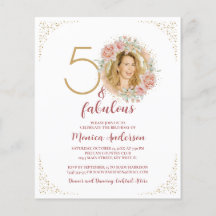 予算50と素晴らしい50th誕生日パーティーグリッター