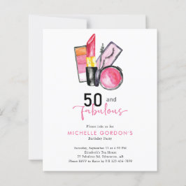 予算50と素晴らしい50th誕生日化粧品ピンク