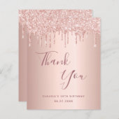 予算50バラ金ゴールド感謝していグリッター (正面/裏面)