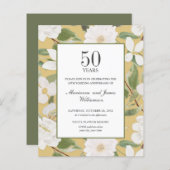 予算50周年記念ホワイトフラワーイエロー (正面/裏面)