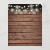 予算50周年記念素朴金ゴールドハート招待状 (裏面)