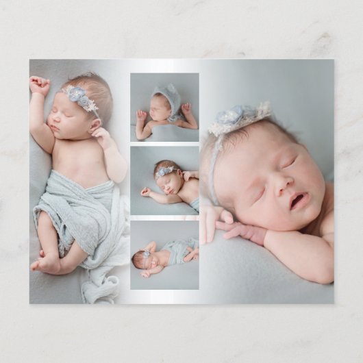 予算6写真ベビーお誕生日おめでとう (裏面)