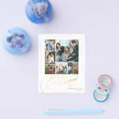 予算6家族の写真クリスマスホリデーカード チラシ (シングル)