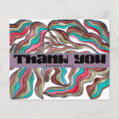 予算70s Groovyティール(緑がかった色)ピンクビジネスオーダーの挿入 (正面)