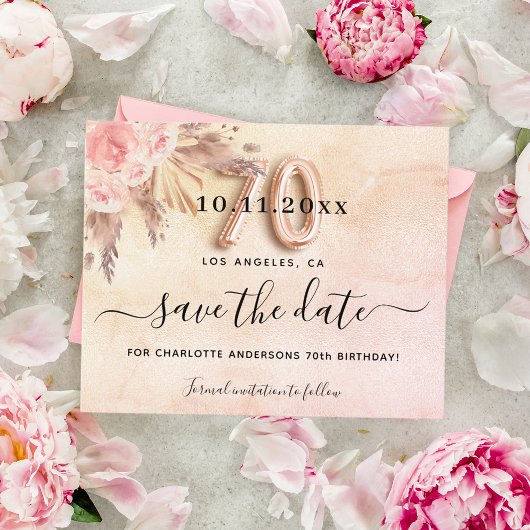 予算70th誕生日パンパバラ日付を保存