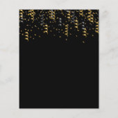 予算70th誕生日ブラック金ゴールドヒョウパーティー (裏面)