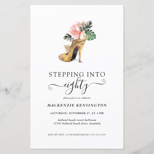 予算80フローラ金ゴールドヒール誕生日 (正面)