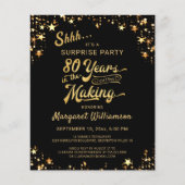 予算80年間の驚きの作成誕生日 (正面)