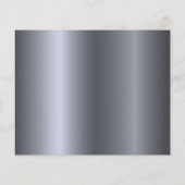 予算80th誕生日シルバーメタル日付を保存 (裏面)