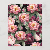 予算90th誕生日ムーディフローラ招待状 チラシ (裏面)