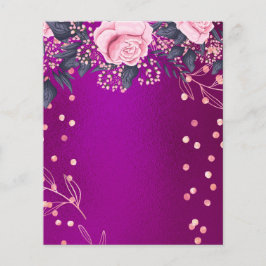 予算 かわいい女子会 イベント or ビジネス テンプレート チラシ