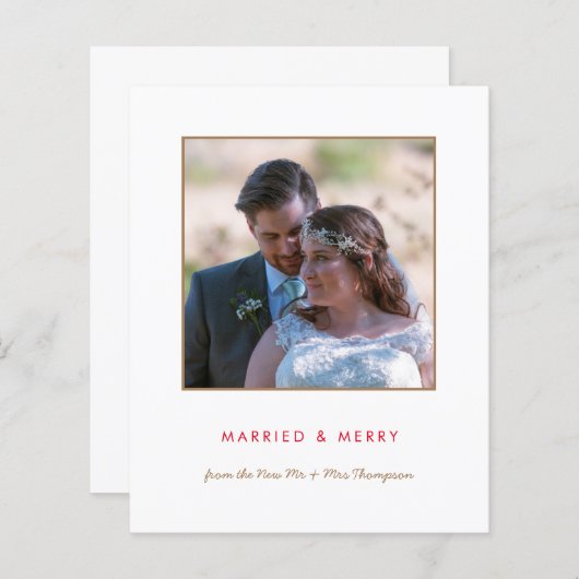 予算 |と結婚した写真メリーのクリスマス (正面/裏面)