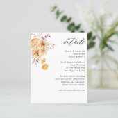 予算：イエローゴールデンフローラボホ詳細 (スタンド正面)