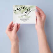 予算/エレガントな結婚式の招待状。招待状 チラシ (手)