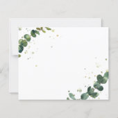 予算/エレガントシンプル結婚式招待状 (裏面)