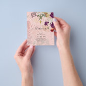 予算《キリスト教》洗礼式や命名式招待状バプティスバウティゾバウティスモ チラシ (手)