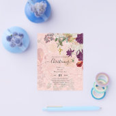 予算《キリスト教》洗礼式や命名式招待状バプティスバウティゾバウティスモ チラシ (シングル)