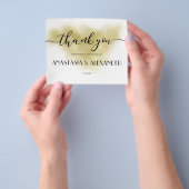 予算/サンキューカード。フライヤー チラシ (手)