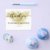 予算/サンキューカード。フライヤー チラシ (シングル)