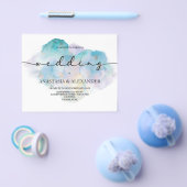 予算/シンプル結婚式招待状。フライヤー チラシ (シングル)