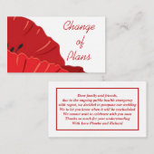 予算。フローラ.レッドポピー。計画ノートカードの変更 ノートカード (正面/裏面)