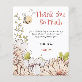 予算(昆虫)マルハナバチコーラルベビーシャワーサンキュー