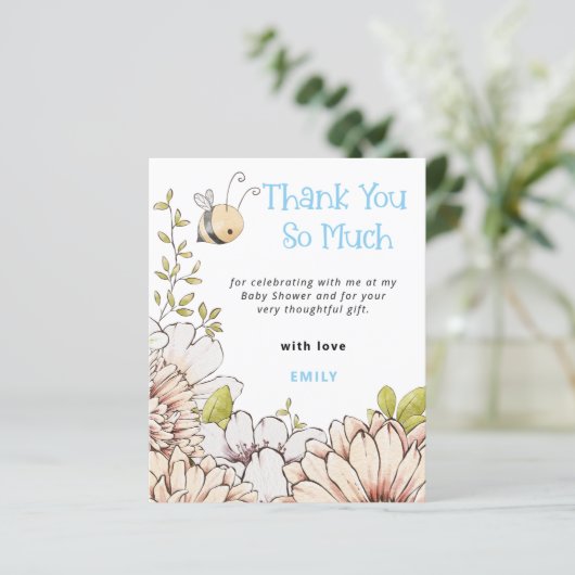 予算（昆虫）マルハナバチブルーベビーシャワーありがとう (スタンド正面)