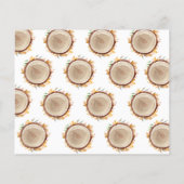 予算/水の色/結婚式招待状招待状 チラシ (裏面)