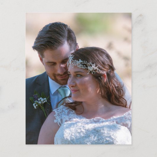 予算 |秋の花模様結婚の写真ありがとう (裏面)