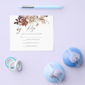 予算 秋 RSVP カード (シングル)