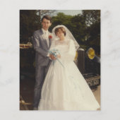 予算 結婚40周年記念 フォト招待状 (裏面)