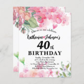 予算、誕生日かわいらしフローラの明るい色 (正面/裏面)