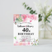 予算、誕生日かわいらしフローラの明るい色 (スタンド正面)