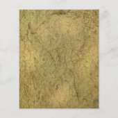 予算/金ゴールド結婚式招待状。 チラシ (裏面)