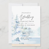 予算 雪の多い山々 冬の湖 木々 (正面)