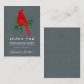 予算（鳥）ショウジョウコウカンチョウ悔やみや弔慰葬儀サンキューノートカ ノートカード (正面/裏面)