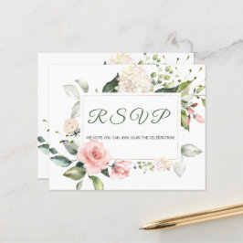 予算 – RSVPカード。