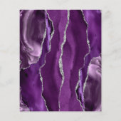 予算Agateパープルシルバースクリプト日付の保存 (裏面)