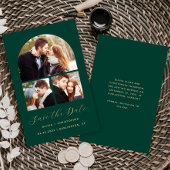 予算Arch 3-Photo Collage Green日付の保存