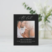 予算at最後の書道フォト婚約ブラック (スタンド正面)