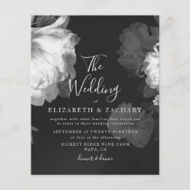 予算B&Wアンティークヴィンテージ結婚フローラ