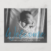 予算B&Wブルーウェルカムフォトベビー発表 (正面)