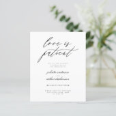 予算B&W愛は患者結婚の延期 (スタンド正面)